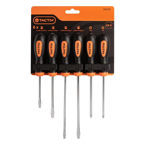 Набор отверток Tactix 6шт - купить в интернет-магазине OZON с доставкой ...