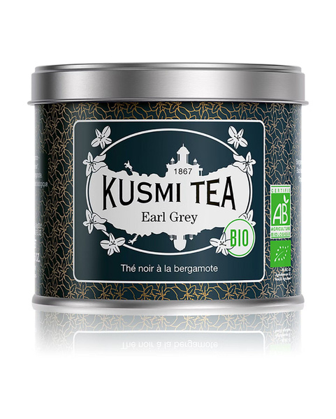 Французский черный чай Kusmi Tea Earl Grey бергамот органический 100 гр ...