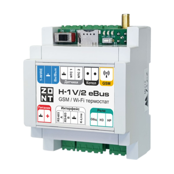 Блок ZONT H-1V/2 eBUS 9900000388 PROTHERM GSM-Climate дистанционное ...