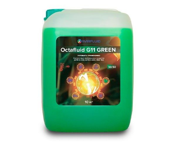 Антифриз GreenCar Octafluid G11, Готовый раствор купить по выгодной ...
