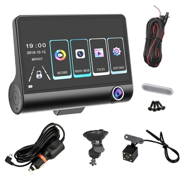 Автомобильный Регистратор DVR, 3 Камеры, HD 1080P, Автоматическая ...