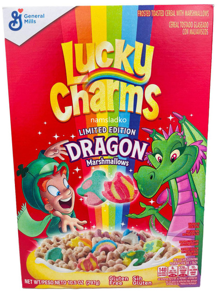 Lucky Charms Marshmallows Limited Edition (Лаки Чармс Сухой завтрак с ...
