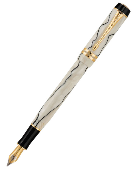 Перьевая ручка PARKER (Паркер) Duofold New Pearl&Black GT (S0767480 ...