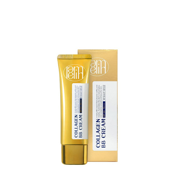 ББ-крем с коллагеном и муцином улитки Lamelin Collagen BB Cream SPF 50 ...