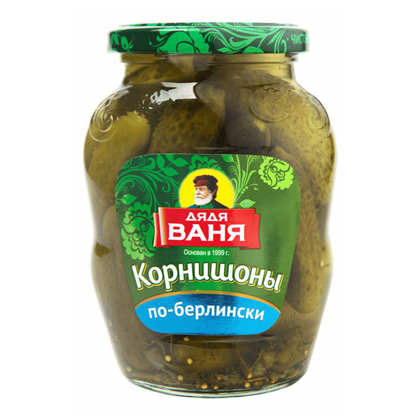 Огурцы Дядя Ваня По-Берлински маринованные 350 г - купить с доставкой ...