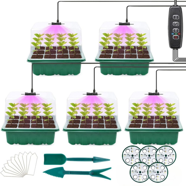 Мини теплица для рассады, интеллектуальное управление освещением , 5 ...