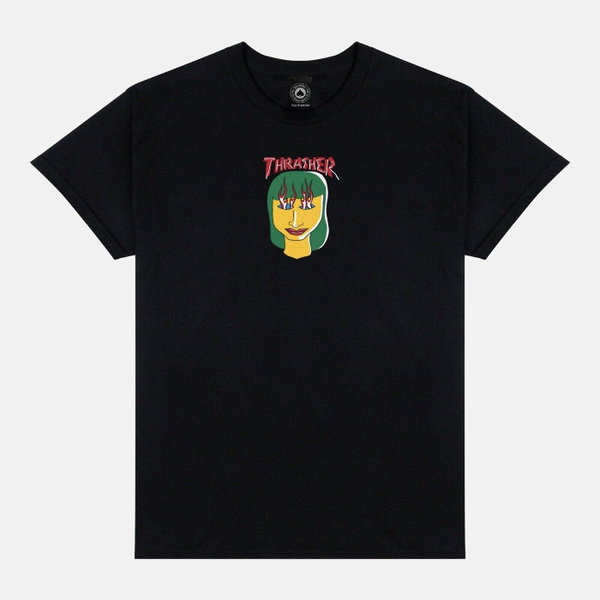 Футболка THRASHER, размер 52, цвет черный - купить по выгодной цене в ...