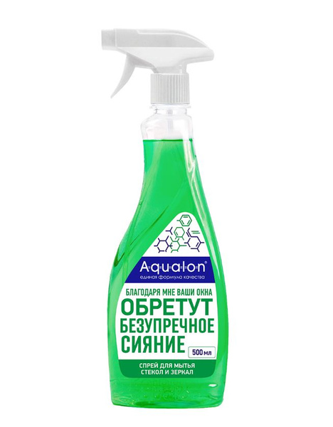 Aqualon Средство для мытья стекол и зеркал Сияние, 500 мл - купить с ...