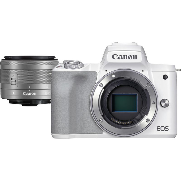 Беззеркальный фотоаппарат Canon EOS M50 II KIT 15-45 WHITE - купить по ...