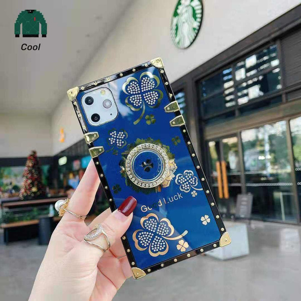 Противоударный чехол с защитой камеры и стразами для Apple iPhone 12 ...