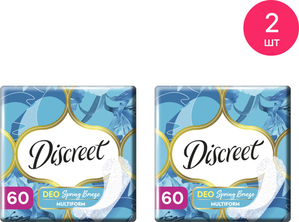 Discreet / Дискрит Прокладки женские гигиенические Deo Spring Breeze ...