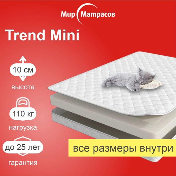 Матрас Мир Матрасов Анатомический Ортопедический Trend Mini ...