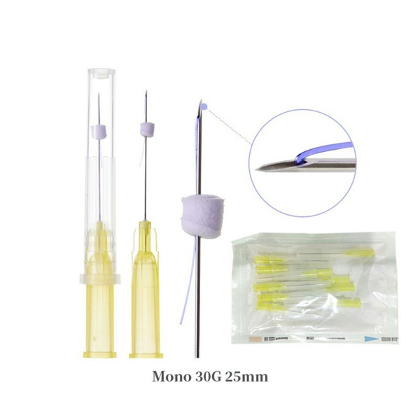 Мононити для лица PDO Mono Thread 30G x 25мм 20 шт/уп - купить с ...