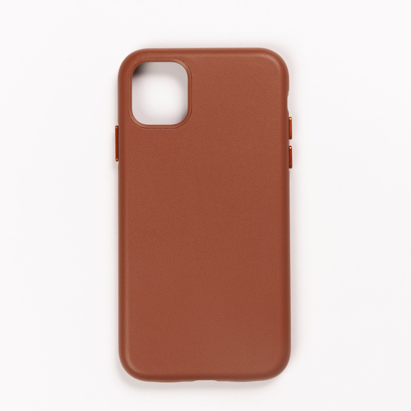 Чехол iPhone 11 Leather case MagSafe / Кожаный чехол для айфона 11 с ...