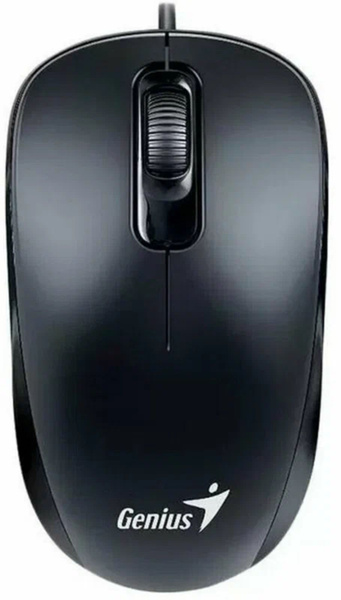 Мышь проводная Genius DX 31010009400, черный, белый - купить по ...