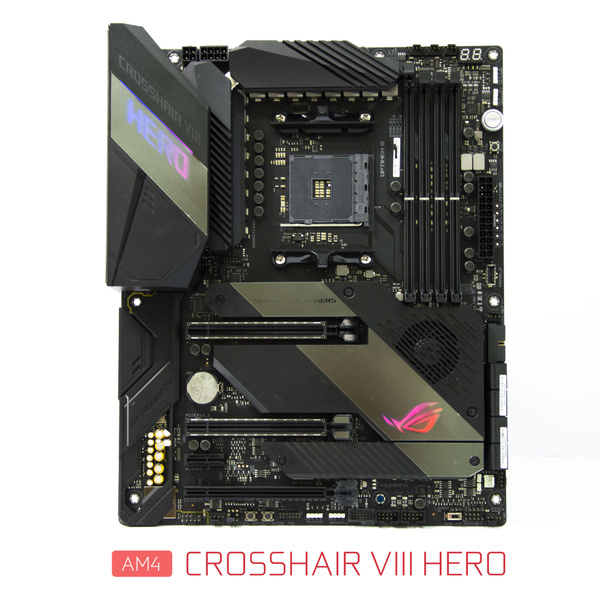 Характеристики ASUS Материнская плата ROG Crosshair VIII Hero AM4 DDR4 ...