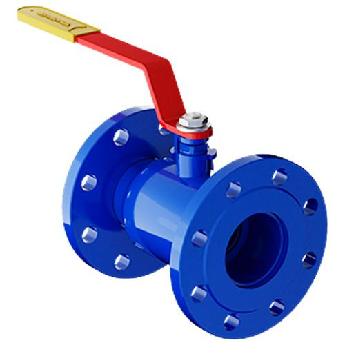 Кран шаровой цельносв. Маршал 11с67п 2ЦФ фланец 100/80 (PN16) (L 230 ...