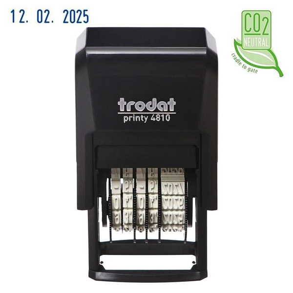 Датер автоматический Trodat PRINTY 4810, дата цифрами, высота шрифта 3. ...