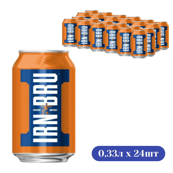 Irn Bru 0,33л.*24шт. Айрон Брю - купить с доставкой по выгодным ценам в ...