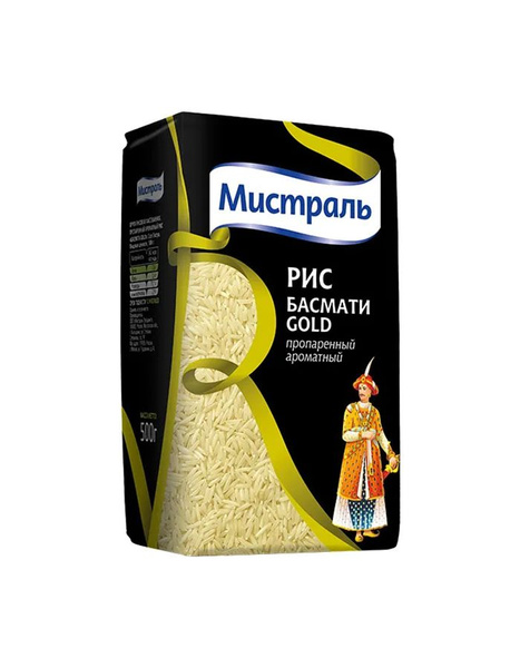 Рис Мистраль Басмати Gold, 500 гр - купить с доставкой по выгодным ...