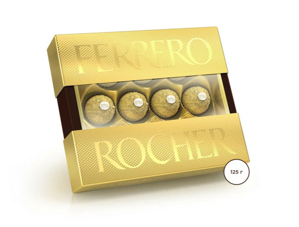 Набор конфет Ферреро Ferrero Rocher, 125 гр. купить на OZON по низкой ...