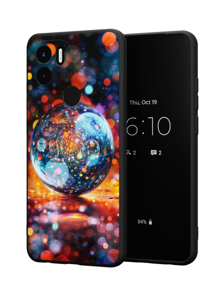 Силиконовый чехол Mcover для Redmi A1+ (Редми А1 Плюс), Пузыри 2 ...