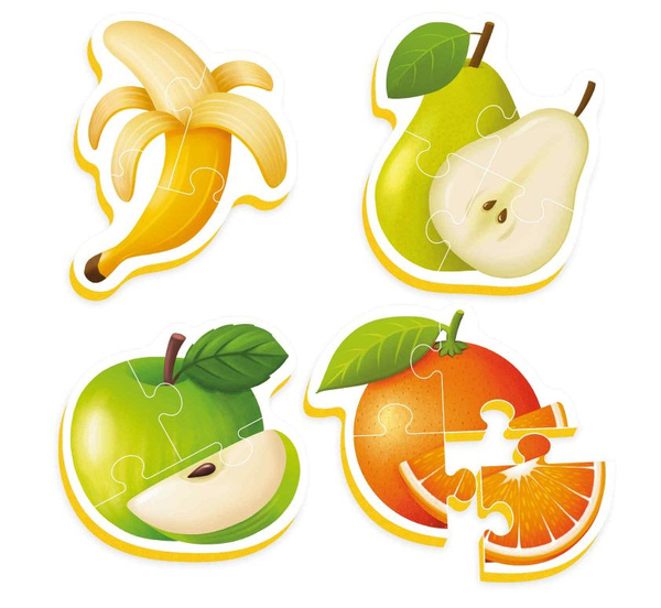 Мягкий пазл "Фрукты" - купить с доставкой по выгодным ценам в интернет ...