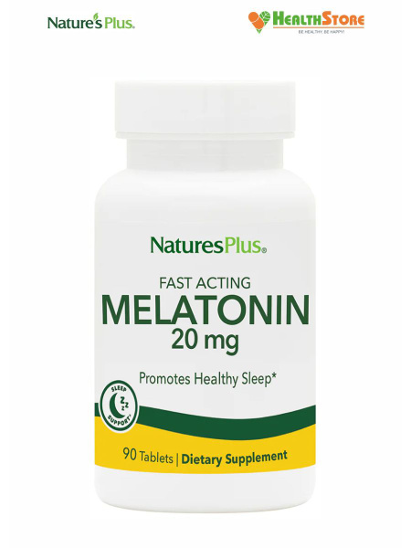NaturesPlus Melatonin 20мг 90 таблеток мелатонин 20мг для сна ...