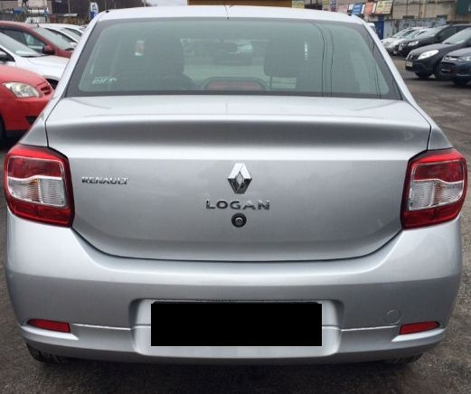 Бампер задний Renault Logan 2 Рено Логан (2014-2018) D69-ПЛАТИНА ...