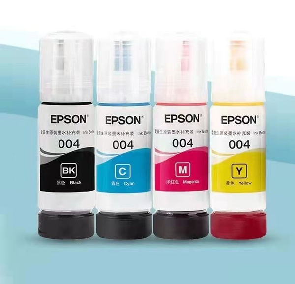 Расходник для печати Epson Чернила краска для принтера 004, Желтый ...