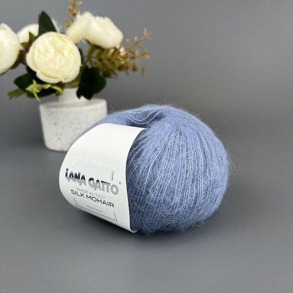 Пряжа Silk Mohair кид мохер на шелке цвет 6034 - купить с доставкой по ...
