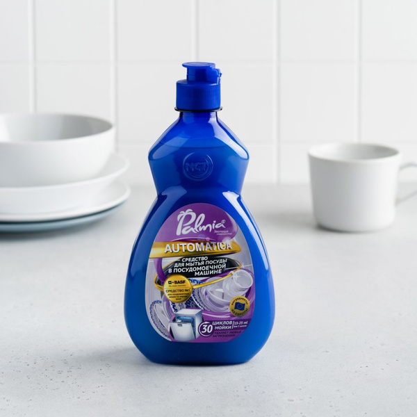 Гель для посудомоечной машины Palmia Automatica, 30 циклов мойки 450 мл ...