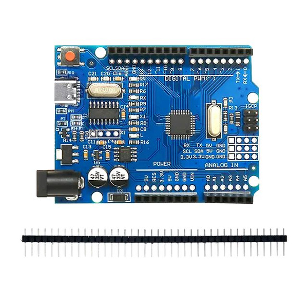 Характеристики Микроконтроллер Arduino UNO R3 TYPE-C (ATmega328 CH340 ...