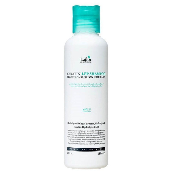 Lador Безсульфатный шампунь для волос с кератином Keratin LPP Shampoo ...