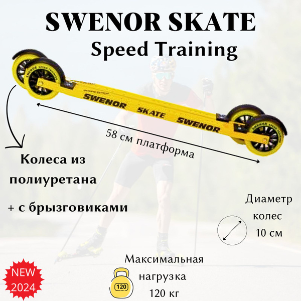 Лыжероллеры SWENOR Skate Speed Training для конькового хода с ...