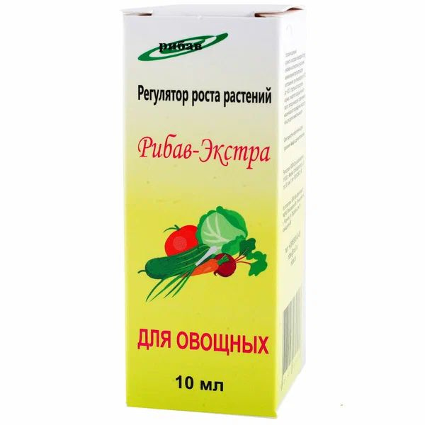Биостимулятор Рибав Рибав-экстра для Овощных регулятор роста 10 мл 10 ...