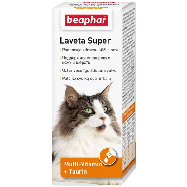 8in1 Beaphar Laveta Super Katze, 50 мл/ Препарат, сокращающий период ...