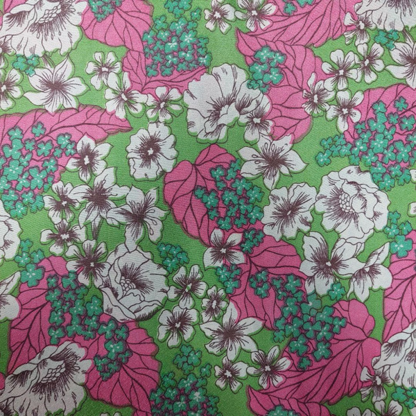 Ткань для платья, цветочный орнамент, 100х200см. СССР. купить по низким ...