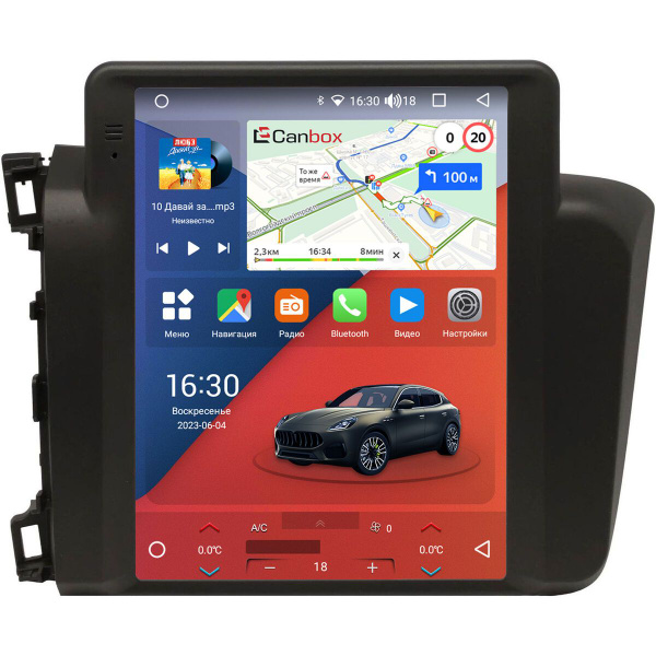 Характеристики Штатное головное устройство Honda Civic 9 4D (2011-2015 ...