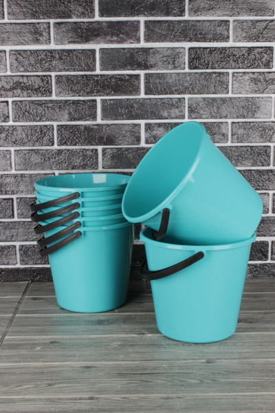 Ведра хозяйственные из пластика с мерной шкалой 5л, 7шт - купить по ...