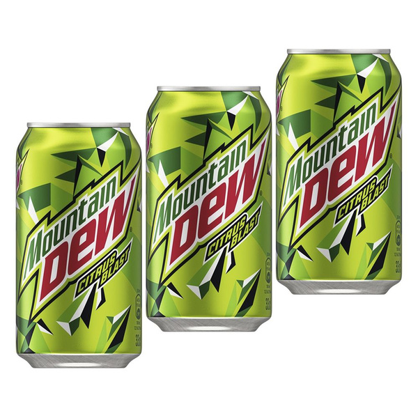 Газированный напиток Mountain Dew Citrus Blast 3 шт по 330 мл - купить ...