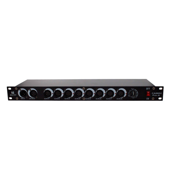 Сплиттер DMX сигнала 8 канальный Show Glow SG8802PRO - купить с ...