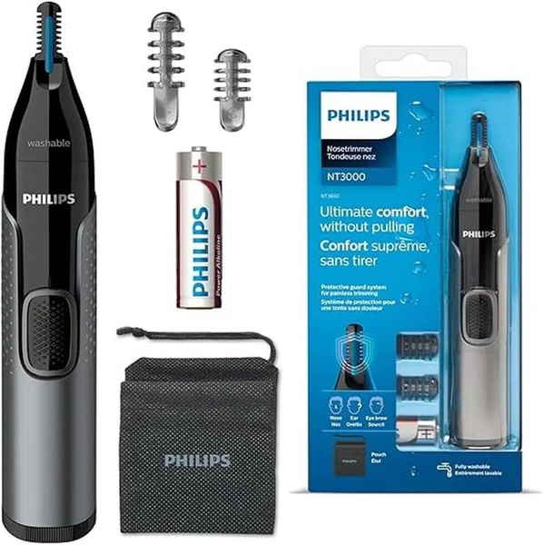 Philips Триммер для носа и ушей NT3650/16, кол-во насадок 2 купить на ...
