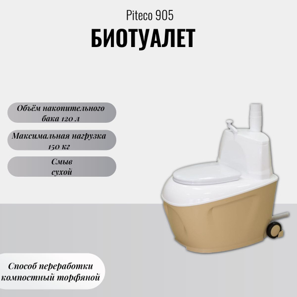Биотуалет Piteco 905 - купить с доставкой по выгодным ценам в интернет ...
