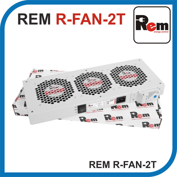 ЦМО REM R-FAN-2T. Модуль вентиляторный с терморегулятором. 0001949 ...