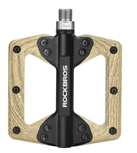 Педали ROCKBROS алюминиевые, коричневые - купить с доставкой по ...