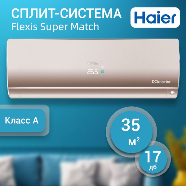 Кондиционер инверторный Haier AS35S2SF2FA-G / 1U35S2SM3FA (Настенная ...