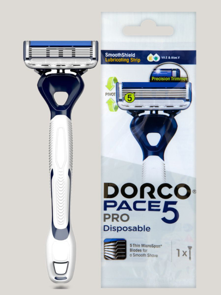 Pace 5 PRO Одноразовая бритва 5 лезвий +1 лезвие триммер (1штука ...