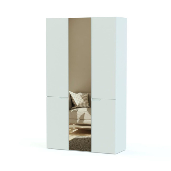 Шкаф распашной BestMebel Распашной шкаф Анталия С1, 105x50x210 см ...