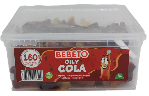 Мармелад жевательный BEBETO Oily Cola со вкусом колы 1080гр - купить с ...